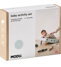 MODU Motorisk Legetøj>Baby Motoriksæt - 10 Dele - Ocean Mint/Forest Green