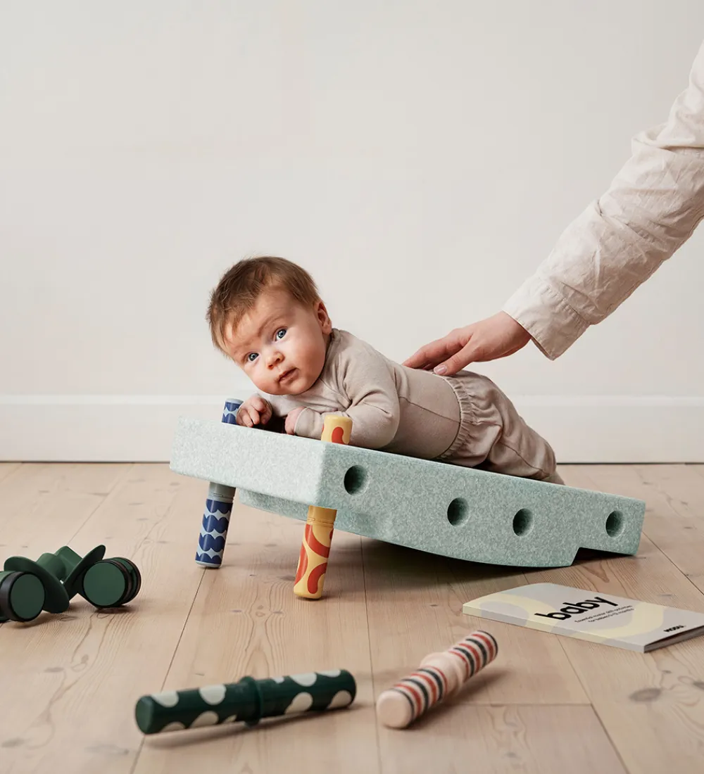 MODU Motorisk Legetøj>Baby Motoriksæt - 10 Dele - Ocean Mint/Forest Green