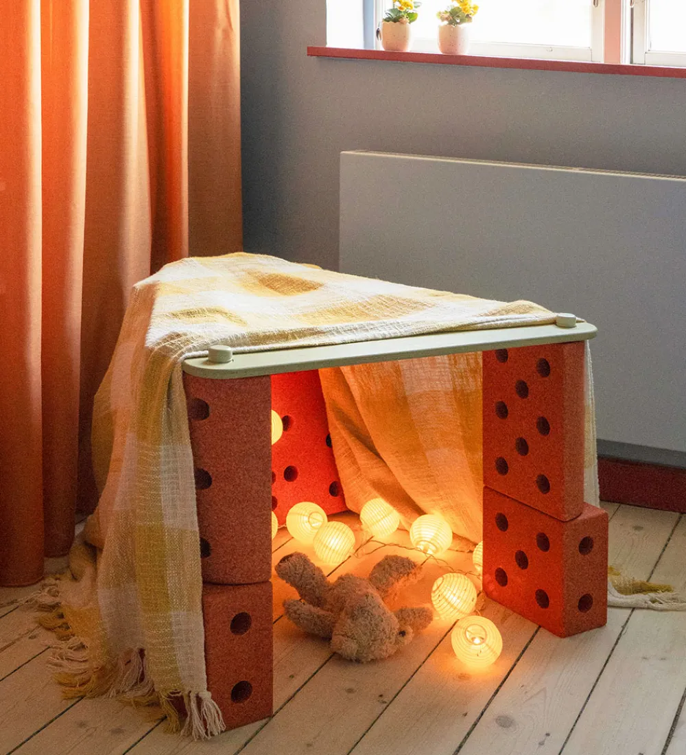 MODU Babylegetøj|Aktivitetslegetøj>Balancebomme - 2 stk - Dusty Green