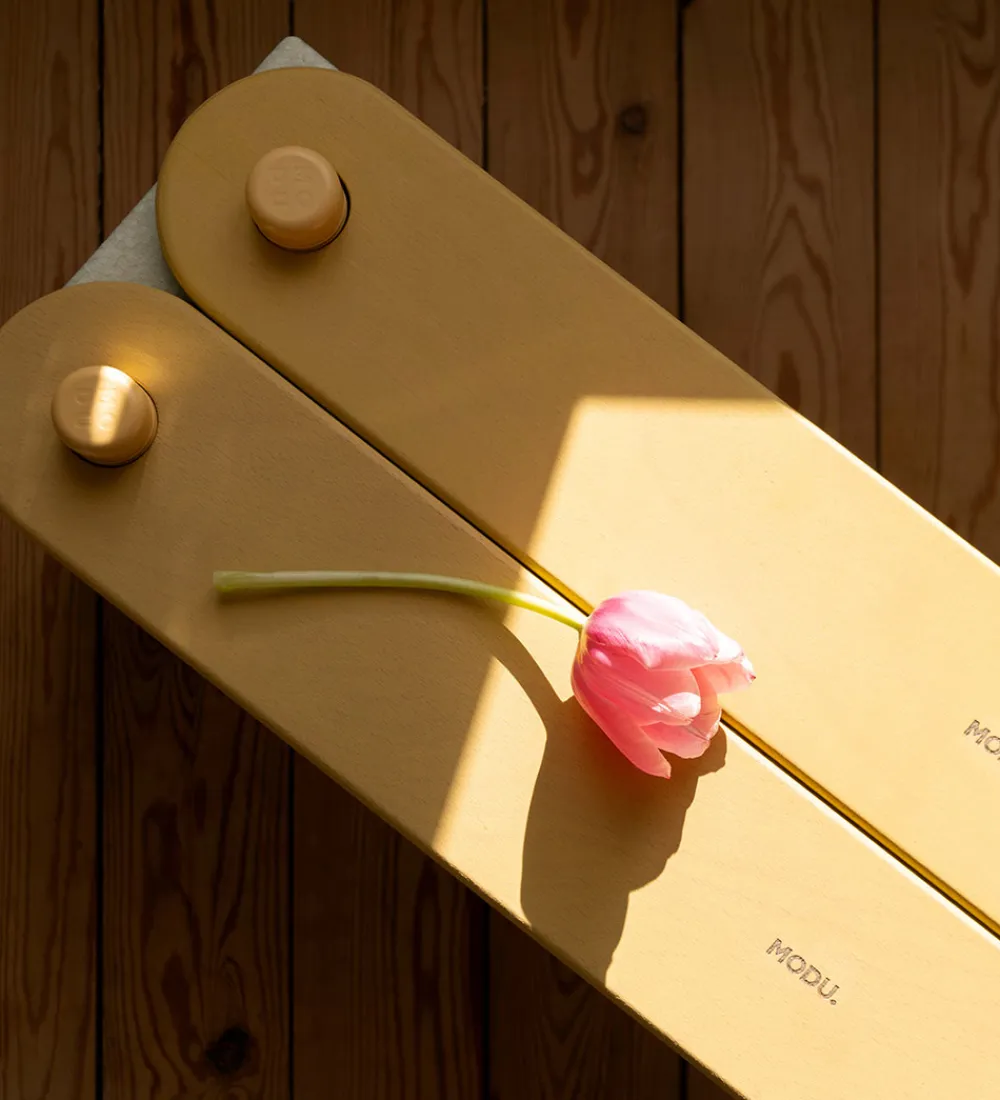 MODU Motorisk Legetøj|Aktivitetslegetøj>Balancebomme 2 stk. - Honey Yellow