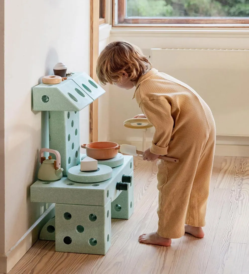 MODU Tumledyr|Motorisk Legetøj>Dreamer Sæt - 34 Dele - 70x40x20 cm - Ocean Mint/Forest Gre