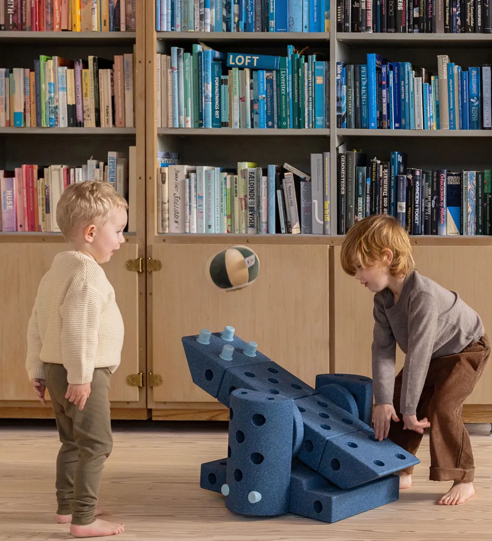 MODU Motorisk Legetøj|Tumledyr>Dreamer Sæt - 34 Dele - 70x40x20 cm - Deep Blue/Sky Blue