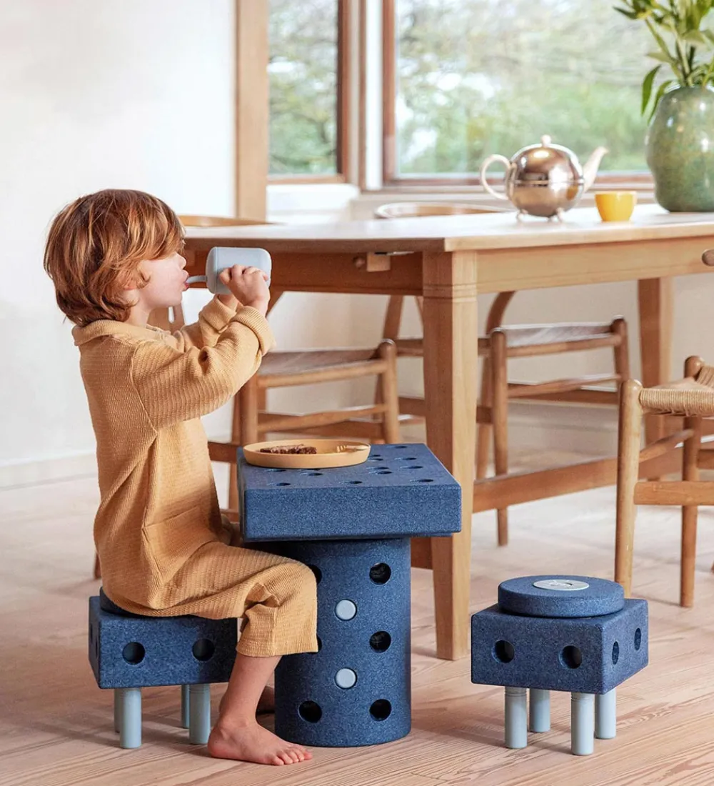 MODU Motorisk Legetøj|Tumledyr>Dreamer Sæt - 34 Dele - 70x40x20 cm - Deep Blue/Sky Blue