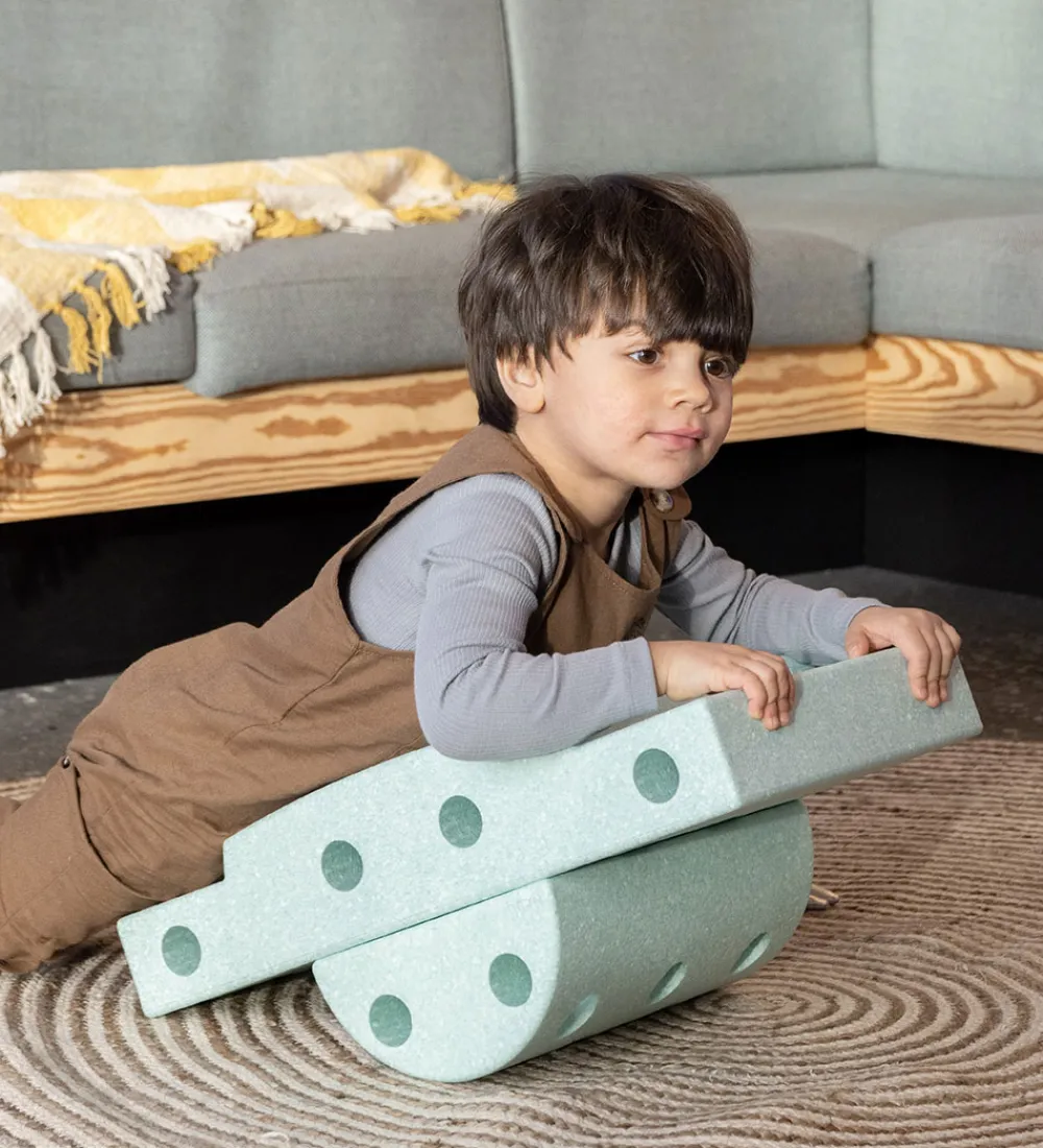 MODU Tumledyr|Motorisk Legetøj>Explorer Sæt - 20 Dele - 55x40x20 cm - Ocean Mint/Forest Gr