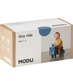 MODU Tumledyr|Motorisk Legetøj>Gåvogn - Tiny Ride - 10 Dele - 40x20x36 cm - Deep Blue/Sky