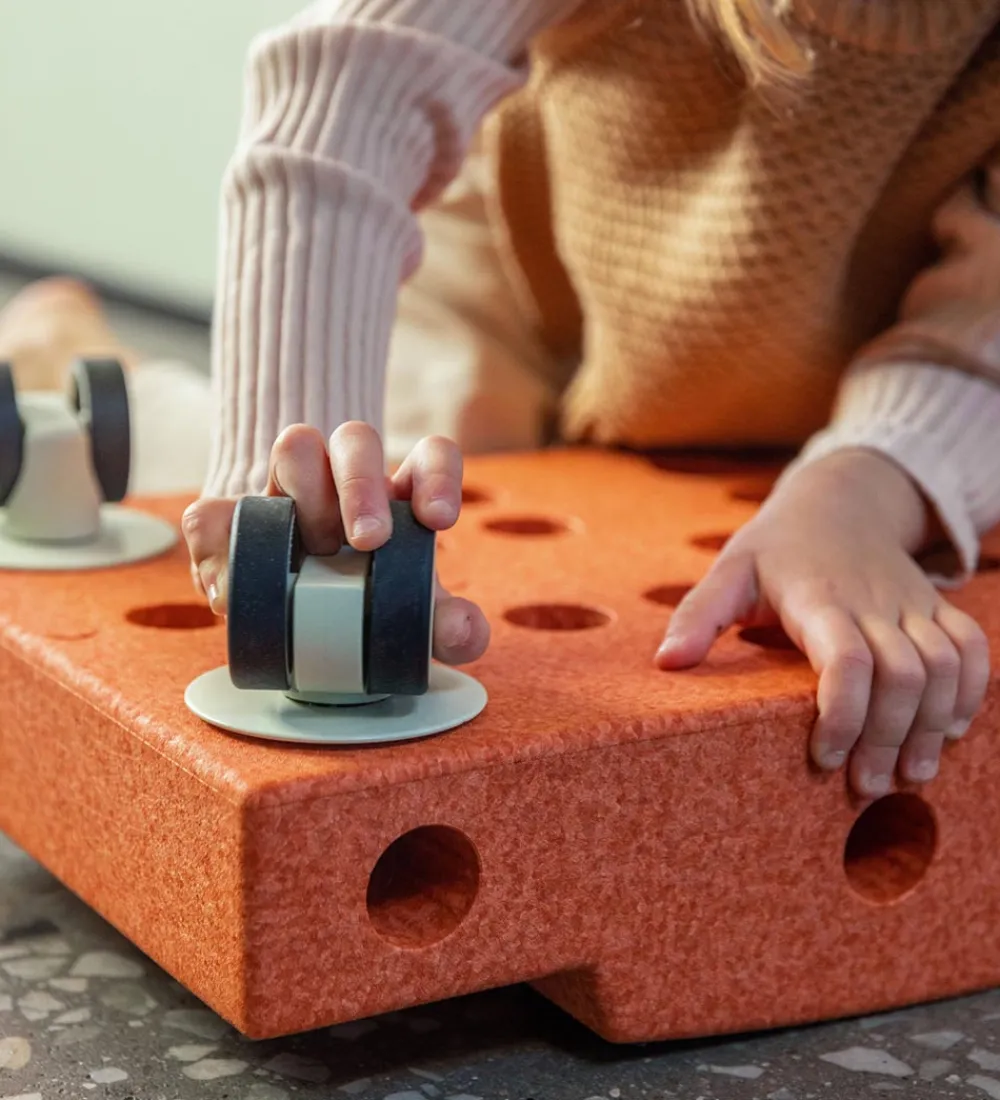 MODU Aktivitetslegetøj|Motorisk Legetøj>Klods Base - 50x30x10 cm - Burnt Orange