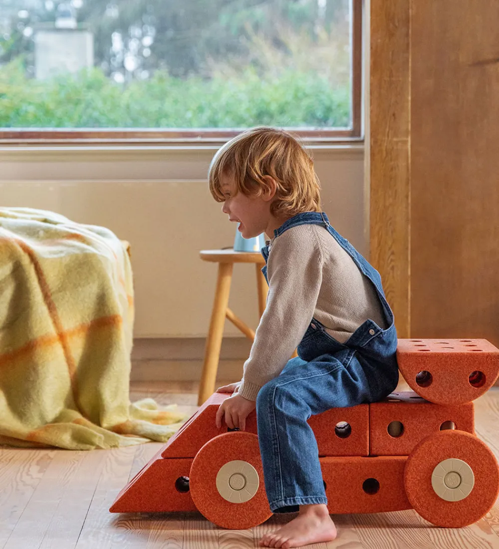 MODU Aktivitetslegetøj|Motorisk Legetøj>Klods Base - 50x30x10 cm - Burnt Orange