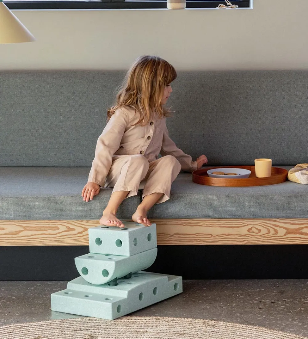 MODU Aktivitetslegetøj|Motorisk Legetøj>Klods Base - 50x30x10 cm - Ocean Mint