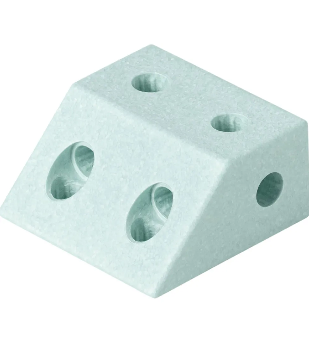 MODU Aktivitetslegetøj|Motorisk Legetøj>Klods Vinkel - 20x20x10 cm - Ocean Mint