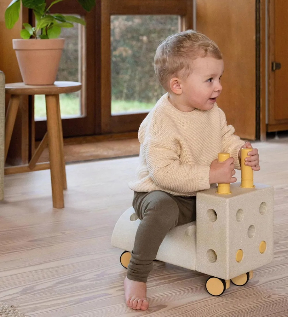 MODU Aktivitetslegetøj|Motorisk Legetøj>Samlepinde - 8 stk - Honey Yellow