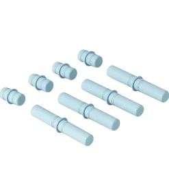 MODU Aktivitetslegetøj|Motorisk Legetøj>Samlepinde - 8 stk - Sky Blue