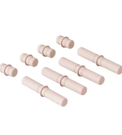 MODU Aktivitetslegetøj|Motorisk Legetøj>Samlepinde - 8 stk - Soft Rose