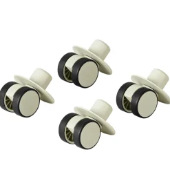 MODU Aktivitetslegetøj|Motorisk Legetøj>4x Swirly Wheels - 4-pak - Dusty Green