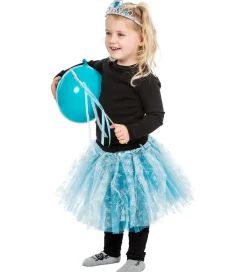 Molly & Rose Udklædningstøj|Halloween>Udklædning - Tylskørt - Blå Snefnug Glitter