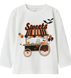 Name It Halloween>Bluse - NmnOakley - Bright White m. Print