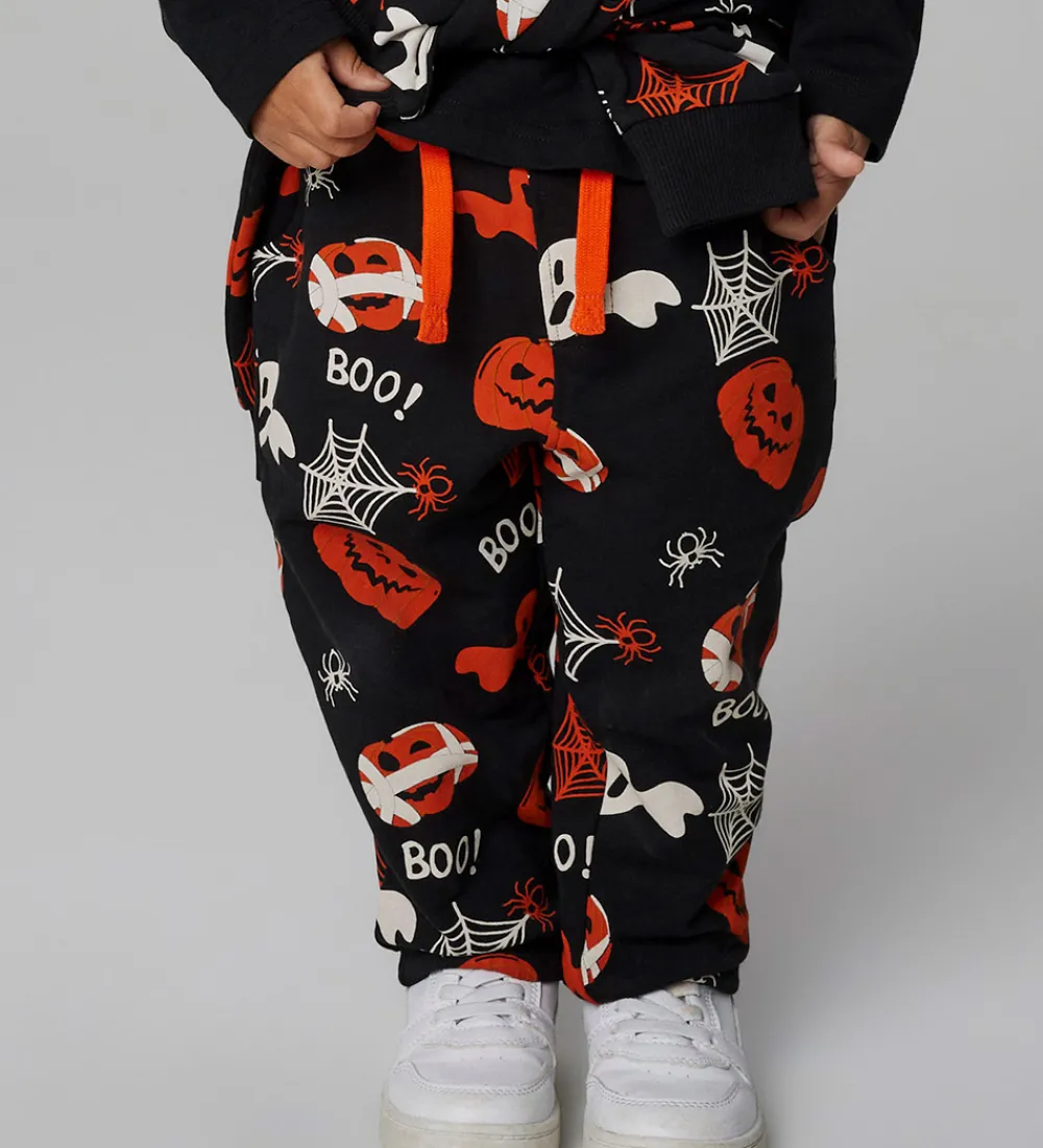 Name It Halloween>Sweatpants - NmnOpal - Sort m. Print