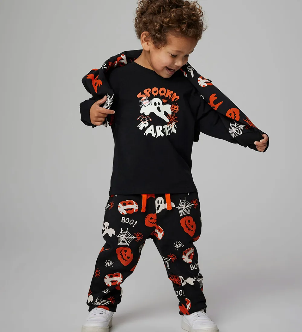 Name It Halloween>Sweatpants - NmnOpal - Sort m. Print
