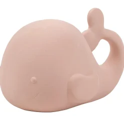 Nattou Badelegetøj>Badelegetøj - Hval - Naturgummi - Dusty pink