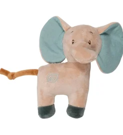 Nattou Aktivitetslegetøj|Gribelegetøj>Rangle - Axel Elephant - 20 cm - Grøn/Beige