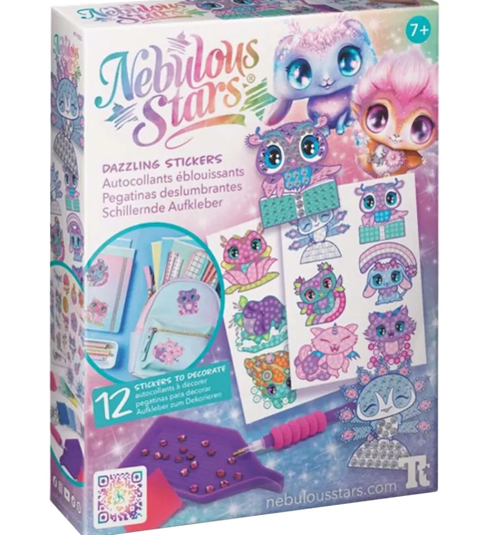 Nebulous Stars Kreativ Leg>Klistermærker - Dazzling Stickers - 12 stk.