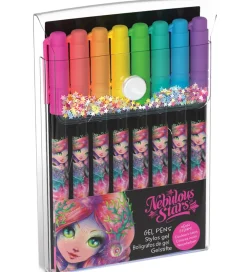 Nebulous Stars Tuscher Og Farver>Kuglepenne - Gel - 8 stk. - Neon