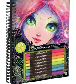 Nebulous Stars Malebog>Malebog m. Tuscher - Sorte Sider - Coralia