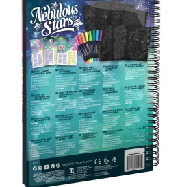 Nebulous Stars Malebog>Malebog m. Tuscher - Sorte Sider - Coralia