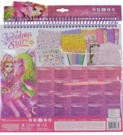 Nebulous Stars Malebog>Malebog m. Tilbehør - Lyserøde Sider - Heste