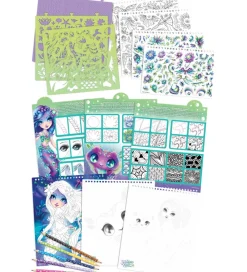 Nebulous Stars Kreativ Leg|Malebog>Tegnesæt - Creative Sketchbook - Nenuphia