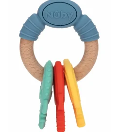 Nuby Bideringe>Bidering - Træ/Silikone