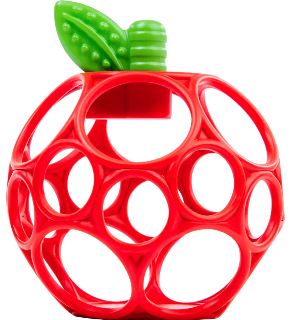 Oball Gribelegetøj|Bideringe>Bidebold - Æble - Rød