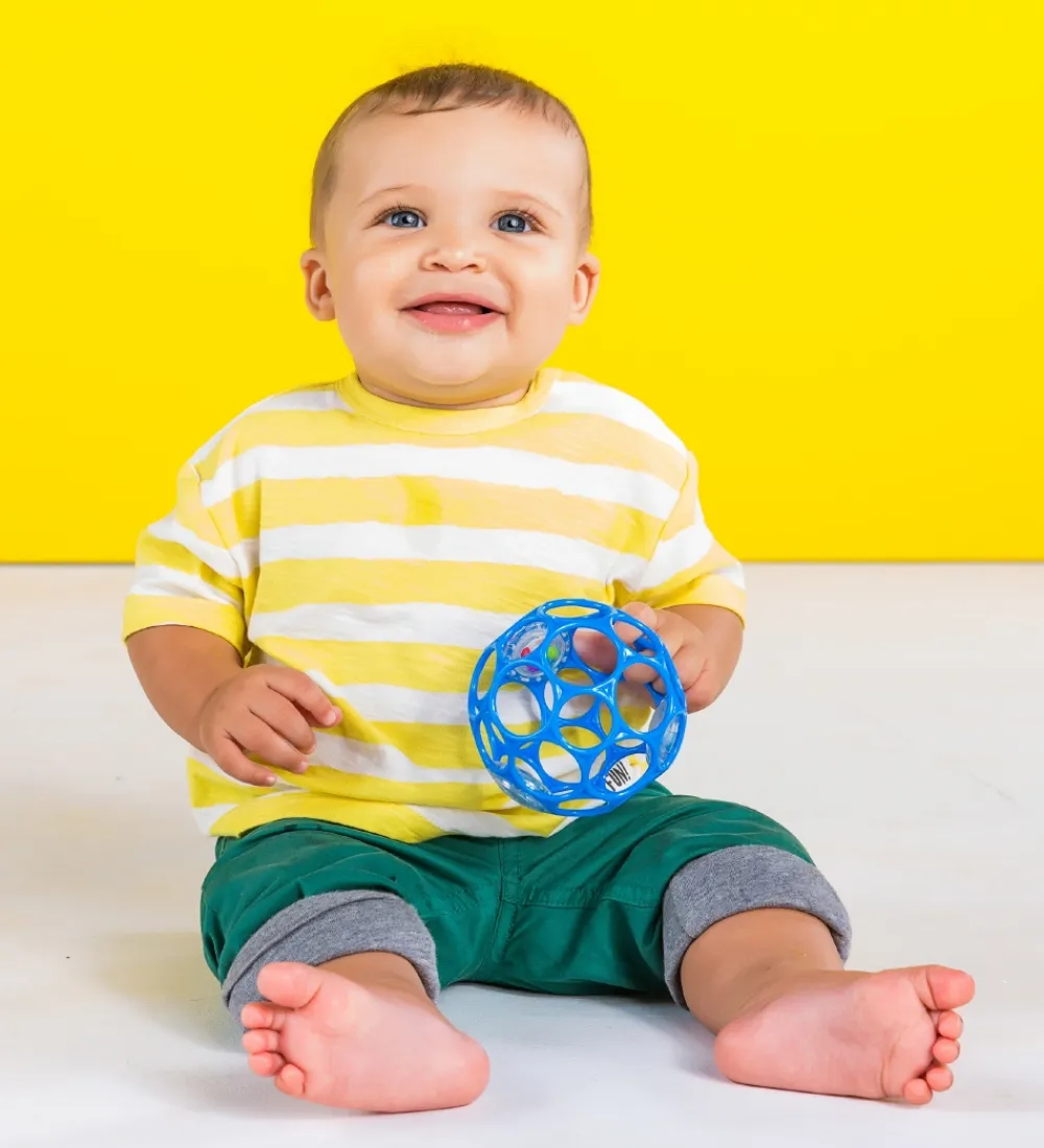 Oball Gribelegetøj>Rangle - 9 cm - Blå