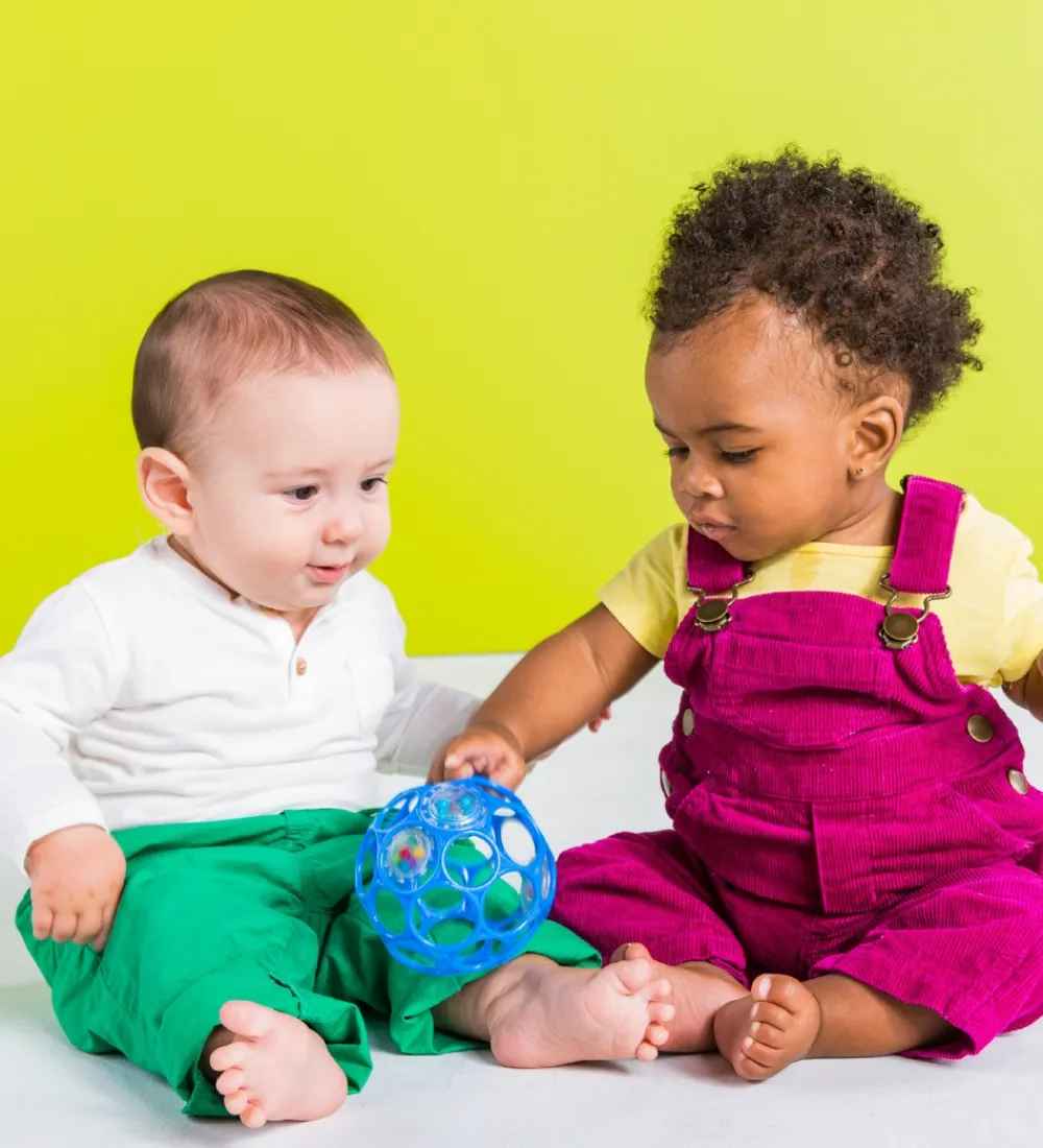 Oball Gribelegetøj>Rangle - 9 cm - Blå