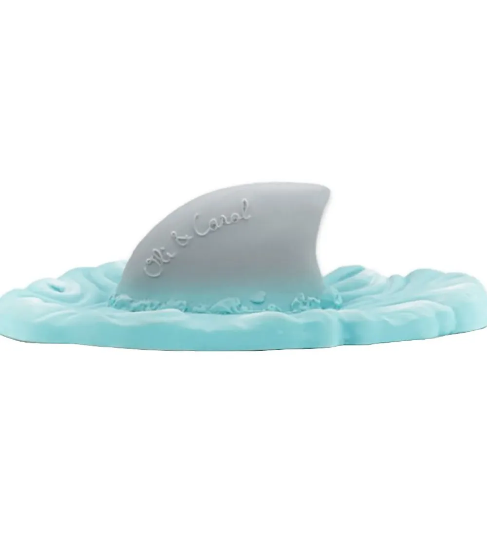 Oli & Carol Badelegetøj|Bideringe>Badelegetøj - Naturgummi - Haj - Blå
