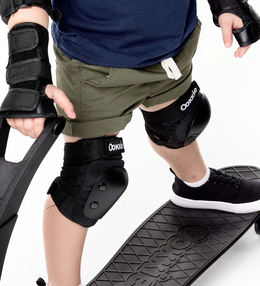 Ookkie Rulleskøjter>Beskyttelsessæt - Safety Pads x-small - Sort