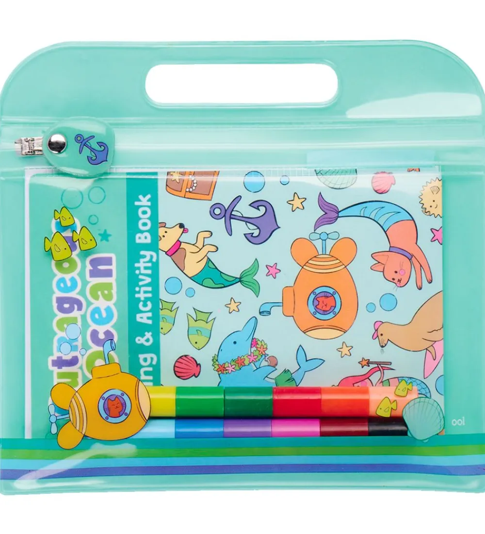 Ooly Malebog>Aktivitetssæt - Mini Traveler - Outrageous Ocean
