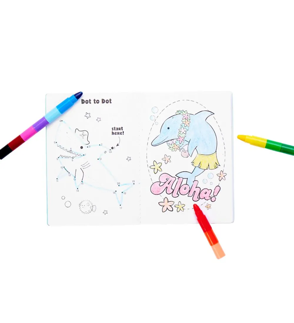 Ooly Malebog>Aktivitetssæt - Mini Traveler - Outrageous Ocean