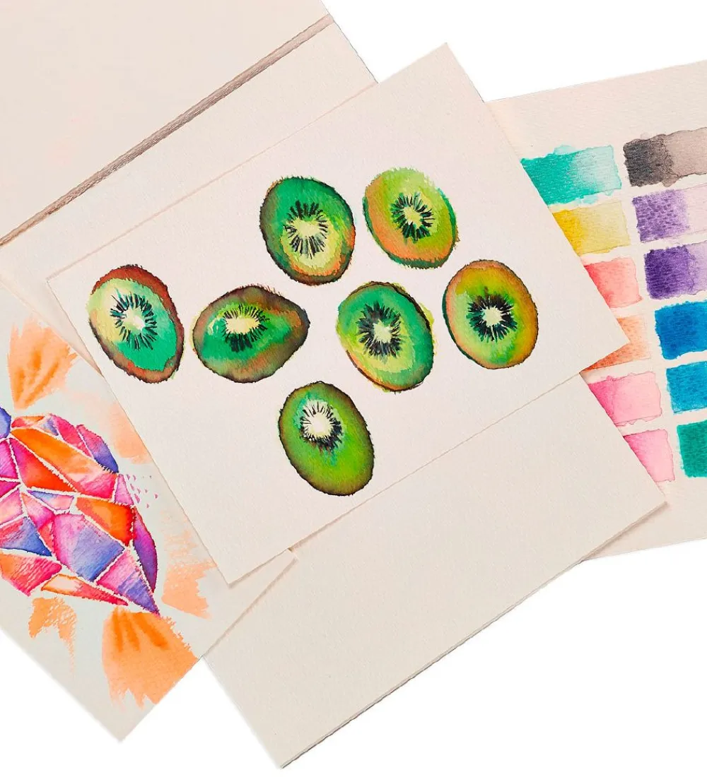 Ooly Maling>Akvarelpapir - 20x25,4 cm - 15 Sider