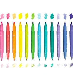 Ooly Tuscher Og Farver>Dobbeltsidede Tuscher - Pastel Hues - 12 stk