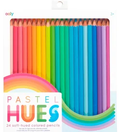 Ooly Tuscher Og Farver>Farveblyanter - Pastel Hues - 24 Stk - Pastel Mix