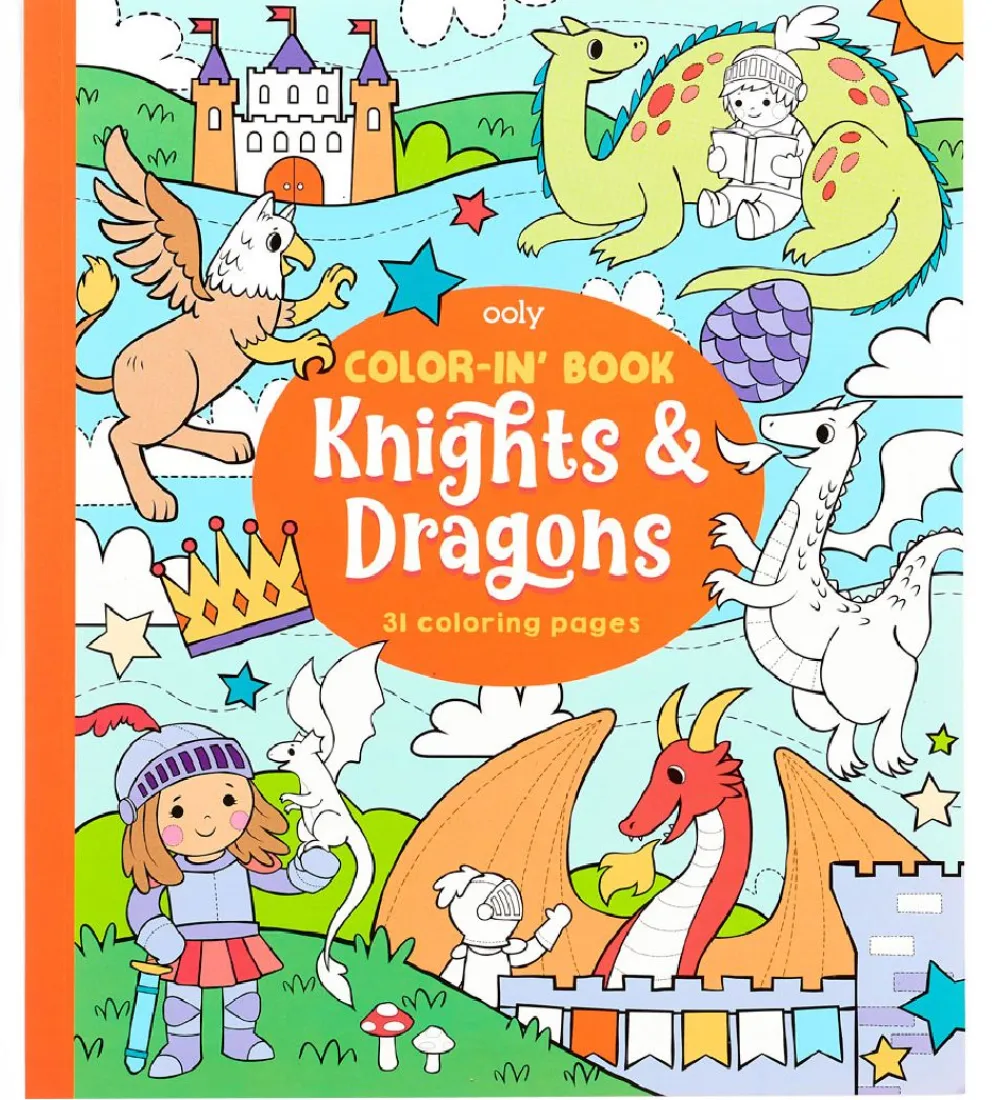 Ooly Malebog>Malebog - 31 Sider - Knights and Dragons