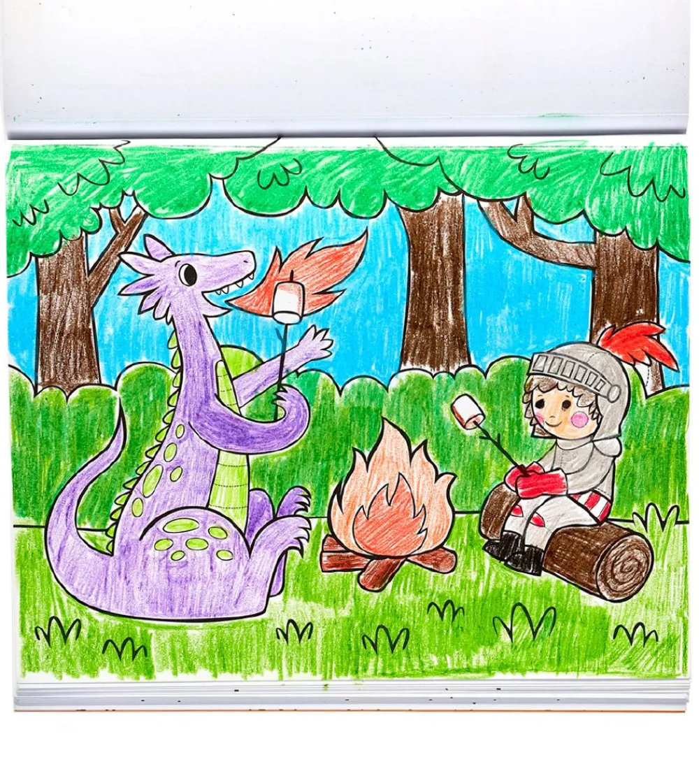 Ooly Malebog>Malebog - 31 Sider - Knights and Dragons