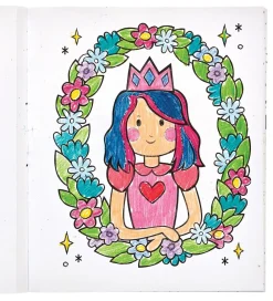 Ooly Malebog>Malebog - 31 sider - Princesses & Fairies