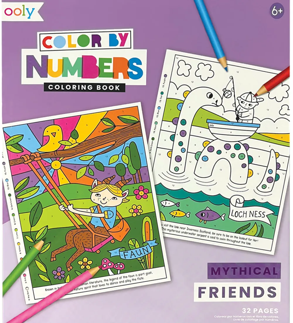 Ooly Malebog>Malebog - Color By Numbers - Mythical Friends