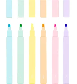 Ooly Tuscher Og Farver>Overstregningstuscher - 6 Stk - Color Block Highlighters