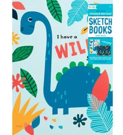 Ooly Malebog>Skitsebog - 2-pak - Dino Days