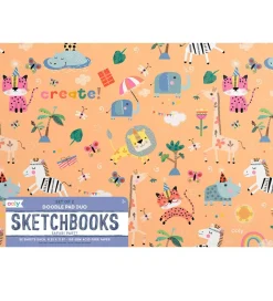 Ooly Malebog>Skitsebog - 2-pak - Safari Party