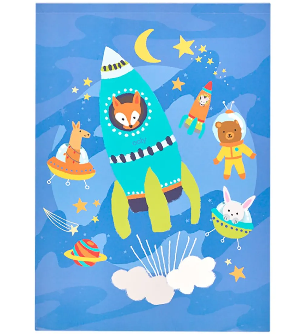 Ooly Malebog>Skitsebog - Space Critters - 2-Pak