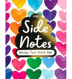 Ooly Bøger>Sticky Notes Bog - Side Notes - Rainbow Hearts