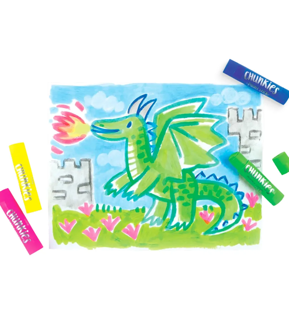 Ooly Tuscher Og Farver>Tuscher - Chunkies Paint Sticks - 24 stk